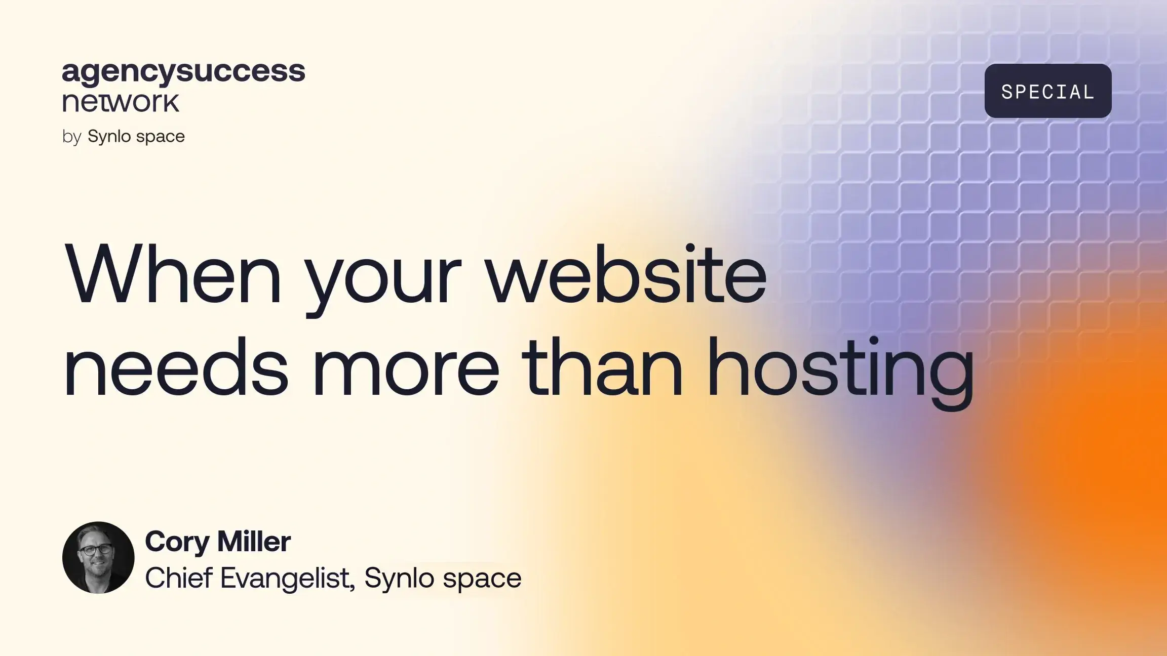 When your website needs more than hosting