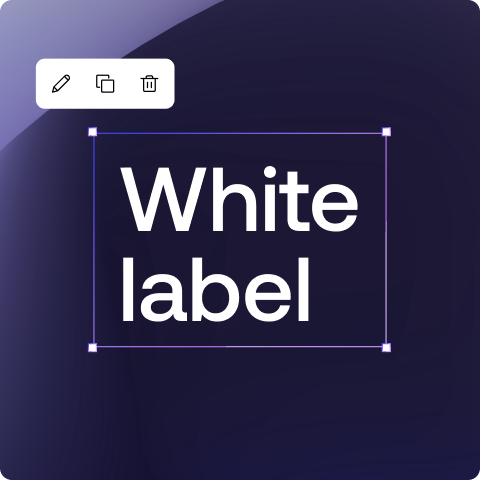 White label control panel and branding for reselling under your own name