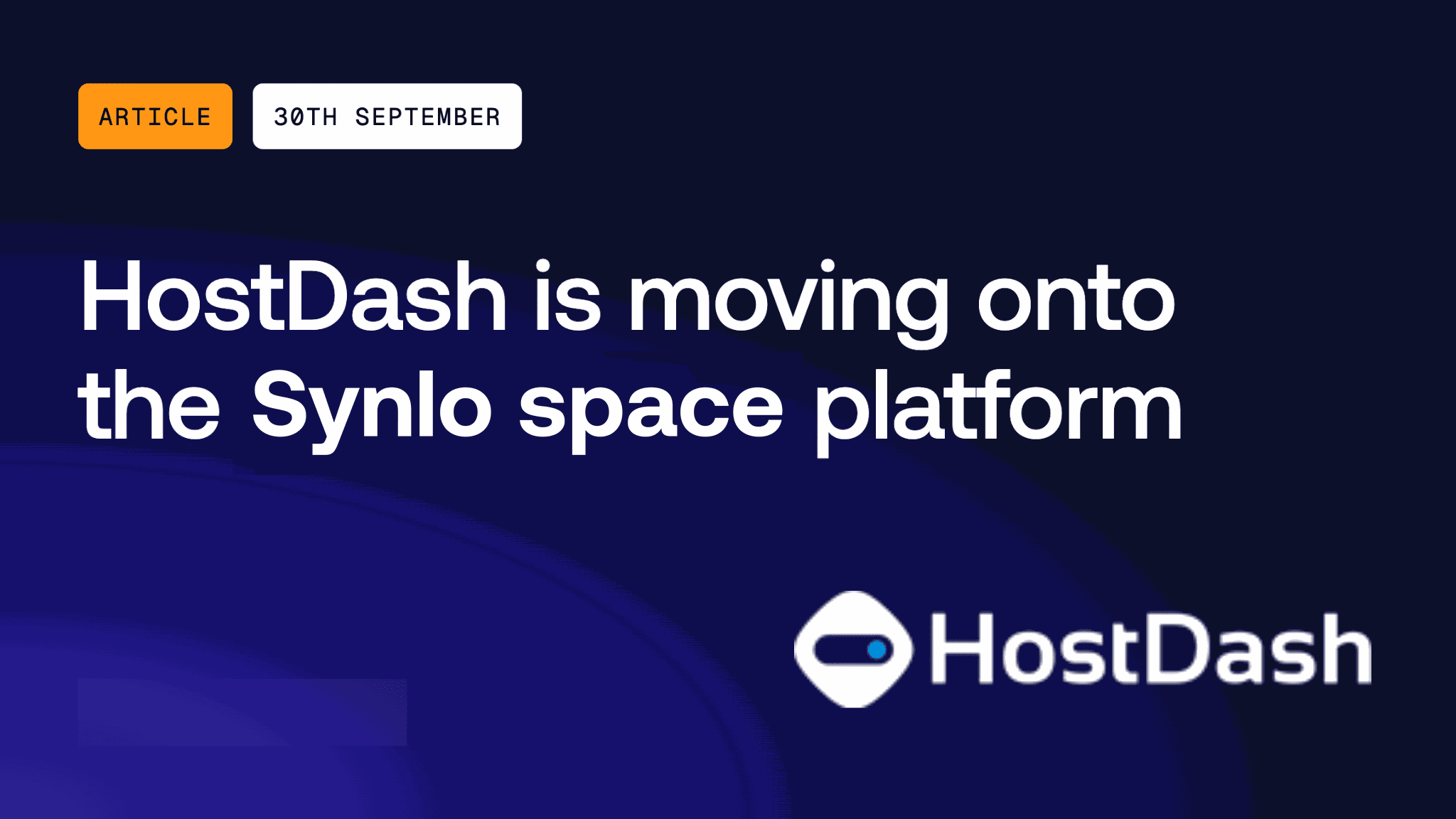 Welcome to Synlo space, HostDash customers