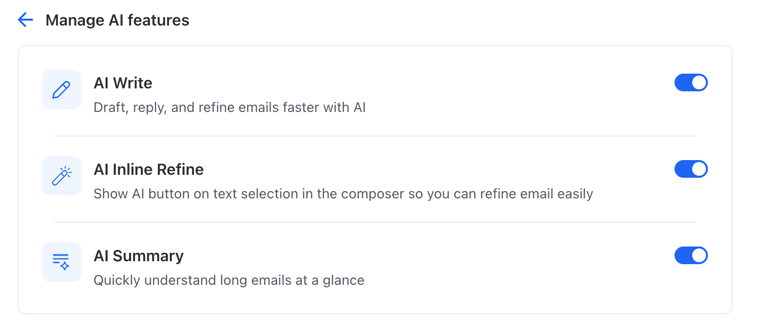 AI Features - Your Call